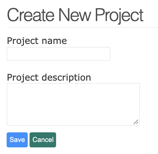 Create New Project